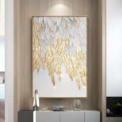Grand art mural de luxe XINBAO affiches abstraites dorées pour salon
