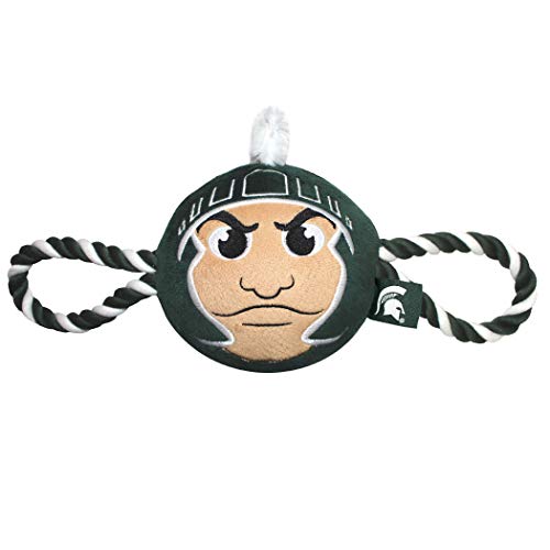 Jouet nylon Michigan State Spartans pour chien résistant corde