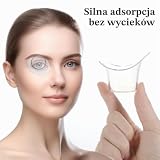 2 sztuki 8ml silikonowych kubków do kąpieli oczu, kubki do płukania oczu, miękkie miseczki do mycia oczu, prysznic do oczu, wielokrotnego użytku, wanna, przenośna wanna do kąpieli oczu do pielęgnacji