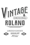 roland vintage cube 60  Roland Notizbuch (liniert) Vintage