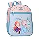 Disney Joumma Bags, Frozen Believe in The Journey, Kinderrucksack, Schulrucksack, aus Polyester, breite und verstellbare Träger, mehrere Taschen und Fächer., blau, Vorschulrucksack