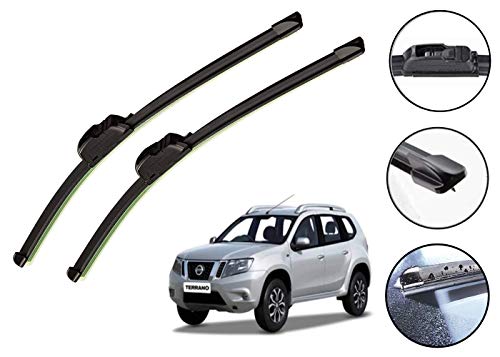 Image of Auto Hub Car Wiper Blades Compatibility With Terrano - Set of 2 Pcs (D-20,P-20)