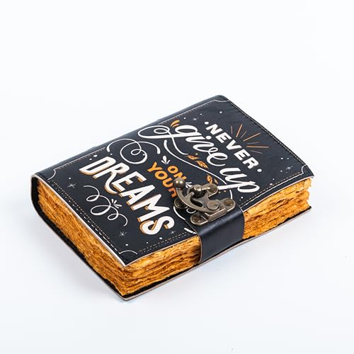 Image of CRAFT JUNKY Vintage Leather Journal Diary for Women and Men Travel Diary Notebook for Writing Deckle Edge Paper