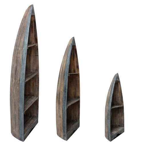 Oriental Galerie Bootsregal Regal im Boots-Design Holzregal Standregal...