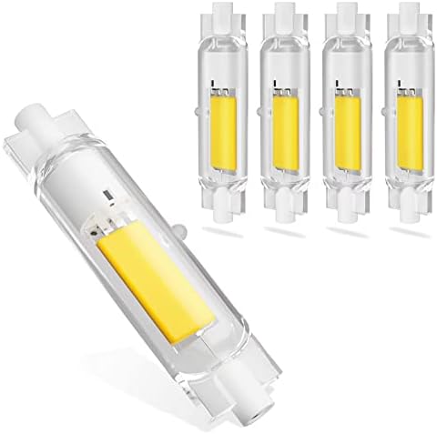 Aocase R7S LED 118mm Dimmable 30W R7S LED Bulbs AC 220-240V, Replacement for 300W R7S Halogen Bulbs, R7S LED Hightlight Bulb, 360° Beam Angle No Flickering, 2PCS, Kaltweiß 6000K, 30W