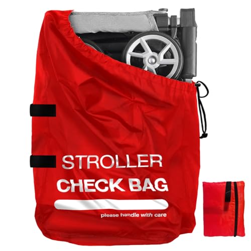 YTBRFUY Stroller Bag for Airplane Stroller Travel Bag for Air Plane with 1.5 Widened Handles Stroller Cover for Air Travel Airport Check Bag for Stroller - Baby Travel Essential
