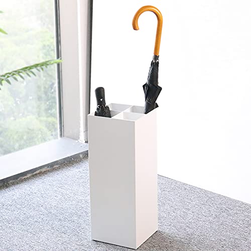 Porte-parapluies compact blanc pour couloir et maison ordonnée - 4
