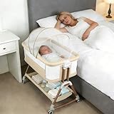 6 POSITIONS EN HAUTEUR ET INCLINABLE : 6 niveaux de hauteur ajustables pour s'adapter parfaitement àvotre lit, permettant un accès facile à bébé pendant la nuit. Inclinaison réglable à 15° pour prévenir le reflux