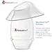 NatureBond Manual Breast Pump Standard Kit, +Lid +Pouch, 3.4oz | Silicone Breastfeeding Pump, Extractor de Leche, Nursing Pump