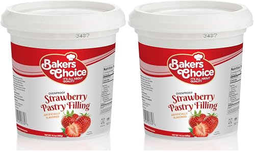 Strawberry Jam - 14 oz. - Premium Pastry Filling and