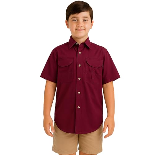 Youth Fishing Shirt Short Sleeves