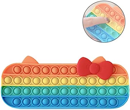 ShengOu Astuccio per Matite con Bolle,Fidget Toy Astuccio,Pop it Astuccio,Pop it Astuccio per Matite,Pop it Astuccio Grande,Astuccio Pop it