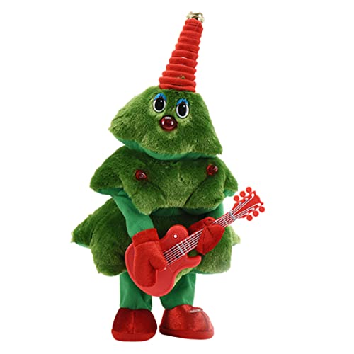 Arbre de Noël animé et musical jouet électrique en peluche chantant et dansant pour intérieur