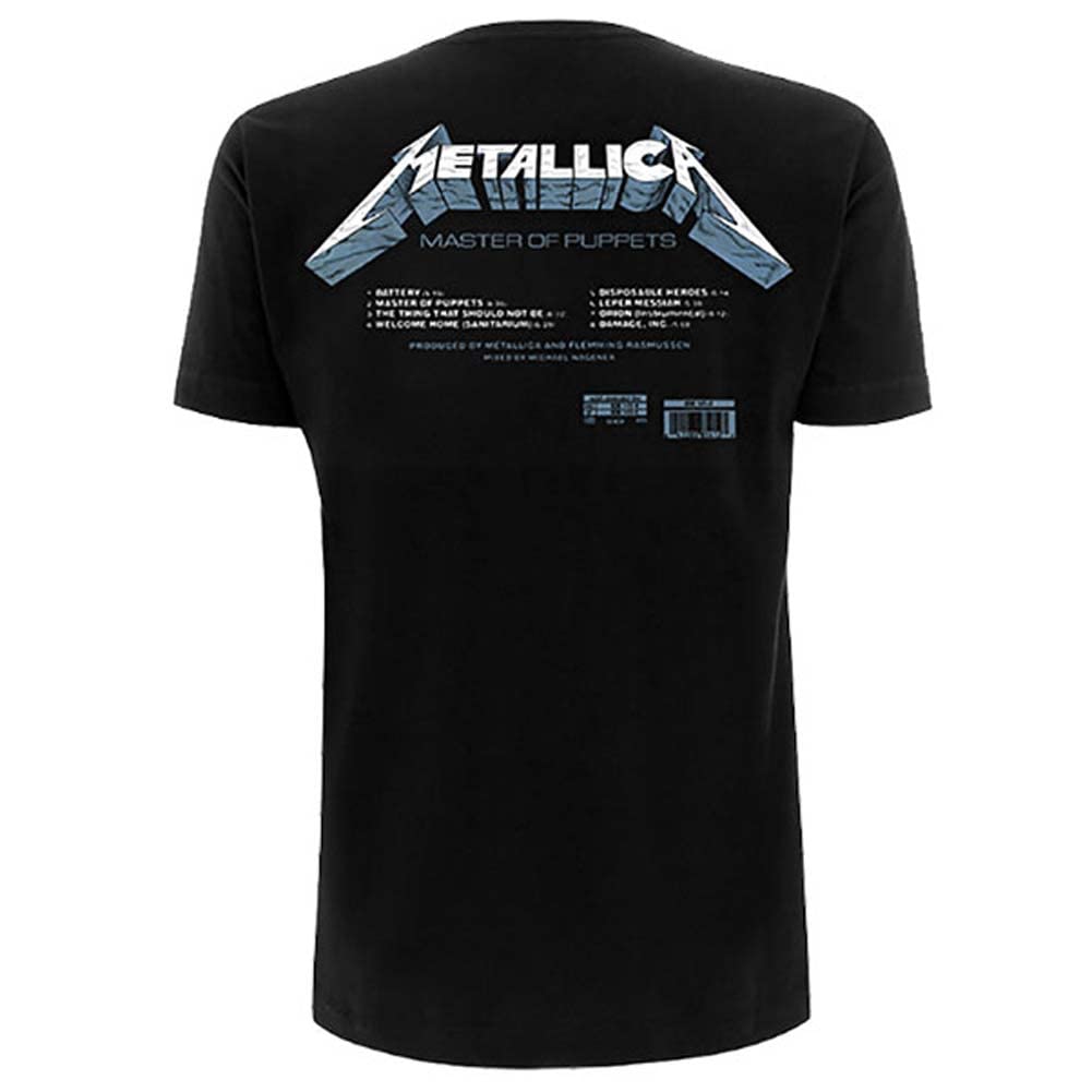 Metallica Koszulka # M Unisex Czarny # Master Of Puppets