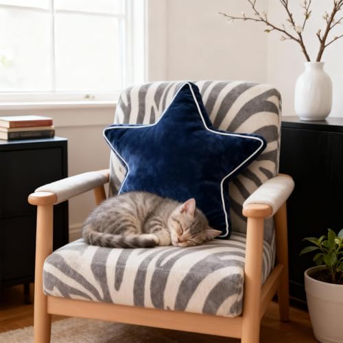 Onechionede Star Pillow Navy