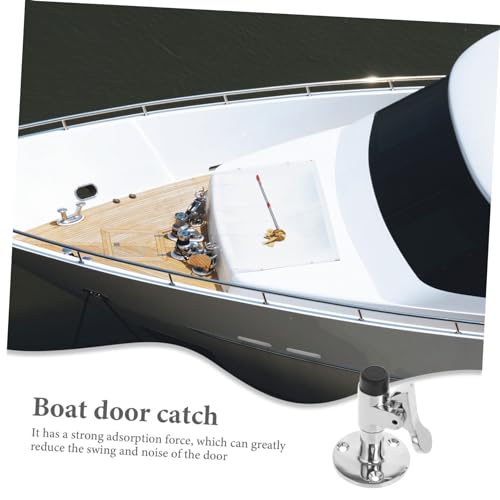 Tope de puerta inoxidable para yates y barcos con soporte protector 6