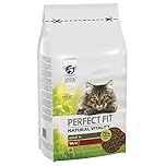 Perfect Fit Natural Vitality Dry Cat Food Adult 1+ - Complete Dry Food for Adult Cats from 1 Year Old, Rich in Beef and Chicken – 6 kg (Pack of 1)