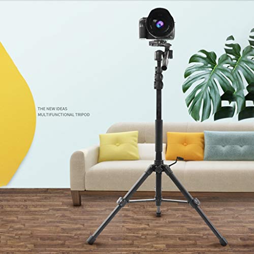 FEANG Multifunktions-Desktop-Stativ, leichte Flexible Reise-Handy-Kamera-Stativ-Stativ-Monopod mit Mobiltelefonclip und… – Bild 7