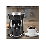 QJRGUY Drip Coffee Maker with One-Touch Button, Ceramic Machine, Single Cup, Compact and Easy to Use for Freshly Ground, Clean - Image 5