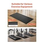 VEVOR Treadmill Mat for Carpet Floor, Exercise Equipment Mat for Treadmills, Stationary & Recumbent Bikes, High Density PVC Floor Protector Gym Mats, Waterproof and Non-Slip for Home Gym - Image 2