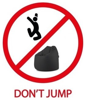 EXTROITALY Radical XL Blu Pouf POUFF Puff PUF