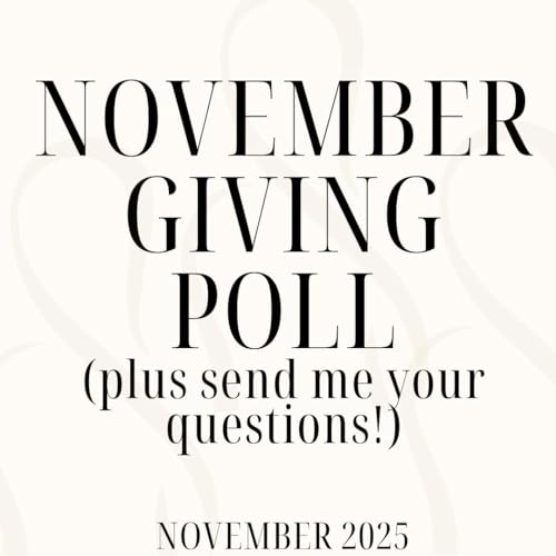 『November Giving Poll (plus send me your questions!)』のカバーアート