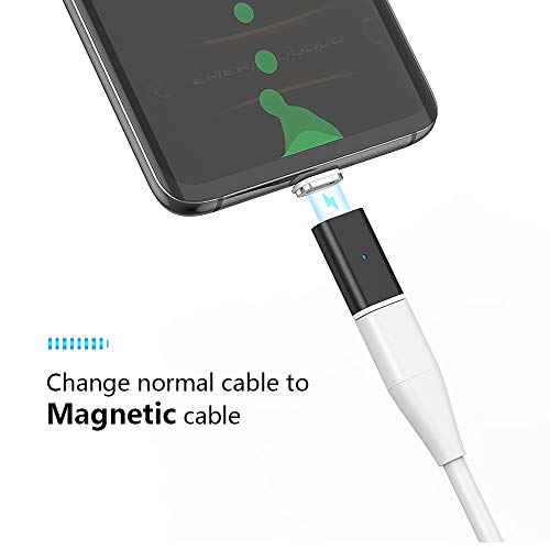 N. NETDOT Gen10 Magnetic Micro-USB to Micro-USB Adapter Converter(2 Pack Black) by N. NETDOT - Image 2