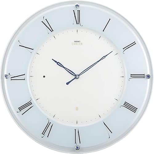 SEIKO EMBLEM 壁掛け時計　HS548W スワロフスキー エンブレム 壁掛け時計 セイコー 電波 電波時計 掛時計 クロック