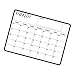 Yardwe Calendario magnetico per frigorifero cancellabile a secco lavagna pianificatore mensile calendario settimanale per la casa cucina frigorifero parete