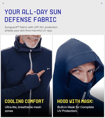 BLUE TYGA Sunscreen Jacket 2.0 Blue Navy Blue - Image 6