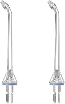 Replace Flosser Nozzle for Panasonic EW1511W / EW1213A / EW-DJ40 / EW-DJ10 / EW1513 Water Dental Flosser - Oral Irrigator Jet Tips for Teeth Cleaning Dual-Speed Pulse Oral Irrigator Parts2Pcs