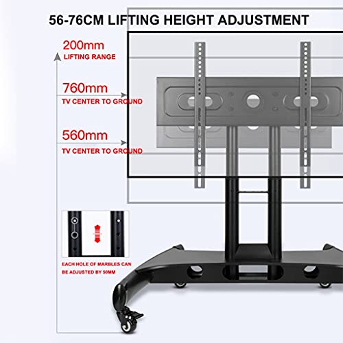 Soporte móvil vertical inclinado para TV 32-70 pulgadas miniatura 5