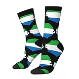 Bequeme Materialien: Die Socken sind aus 95 % Polyester und 5 % Spandex, die von ausgezeichneter Qualität, angenehm zu tragen und langlebig sind.