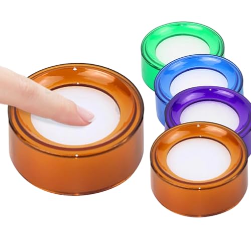 TVETE 紙めくり器 切手ぬらし器 事務用スポンジ スチロール容器セット 伝票書類めくり 紙幣の勘定 事務用品 スポンジケース 紙めくり用 乾燥防止用フタ付 ランダムカラー【4個入り】