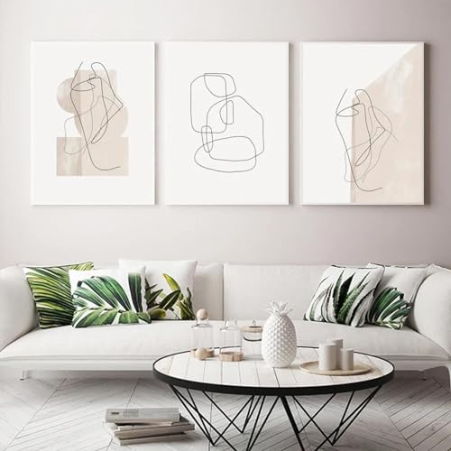 Affiches de décoration de la maison style abstrait moderne pour tableau chambre