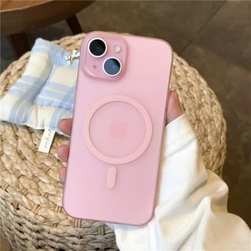 Étui magnétique iPhone 11 Pro rose mat, douceur et sécurité au quotidien
