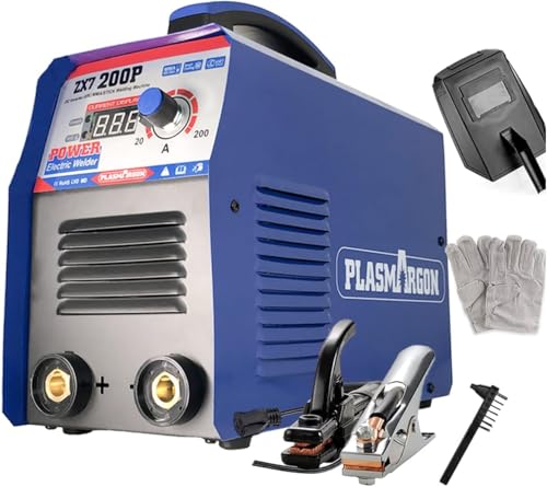 PLASMARGON Saldatrice Inverter ARC MMA saldatrice portatile IGBT digitale per saldatrici domestiche principianti saldatura DC 220V 200A (ZX7-200P)
