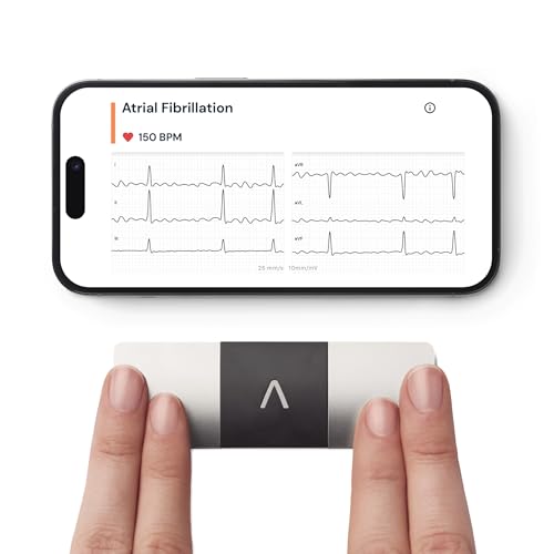 KardiaMobile 6-Lead Personal ECG Heart Rate Monitor - Detects Atr...
