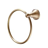 Anneau de serviette - matériau en laiton, utilisation durable, anneau de serviette suspendu