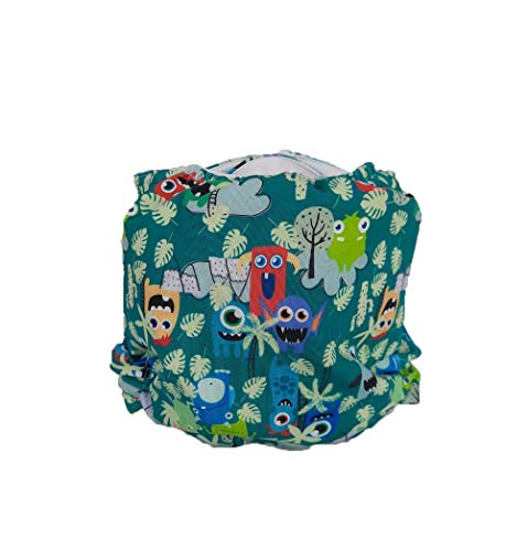 Fralda Ecológica Monstrinhos Dia e natação