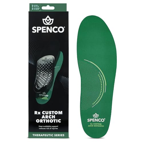 Spenco Rx Arch Support - Lightweight, Orthotic Shoe Inserts with 4-Way Stretch Fabric & SpenCore Layer for Shock Absorption, Odor Control & All-Day Comfort & Stability - Fits Most Shoes