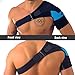 Shoulder Brace for Women and Men - Support for Torn Rotator Cuff, AC Joint Pain Relief and Dislocated Shoulder. Compression Sleeve, Arm Immobilizer Wrap, Stability Strap + Free Extension, Medium-Large