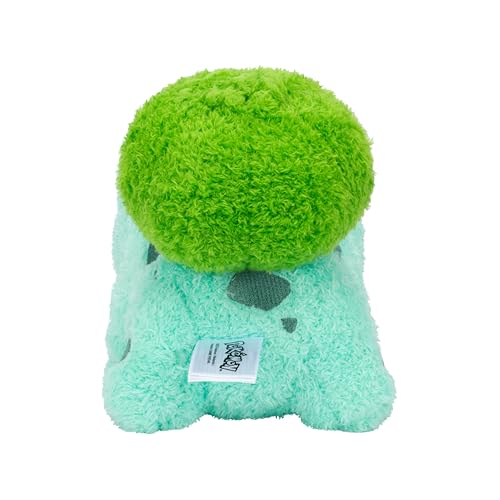 Image of Pokemon Cuddly Bulbasaur Plush - 8-Inch Soft Shaggy Plush with Authentic Details