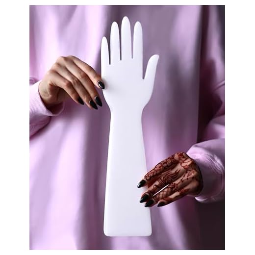 White Henna Hand - Practice Henna Tattoo Kit for Henna Paste, Plastic Hand Template for Temporary Tattoo, Mehendi, Body Art