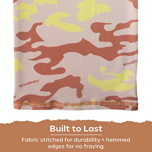 WindRider FPS 50+ Polaina de pescoço, máscara de rosto – Proteção solar para pesca, Desert Camo, Uni
