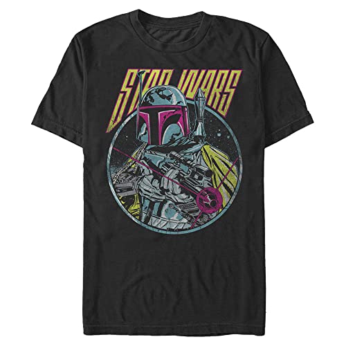T-shirt Star Wars col rond coton résistant vêtement geek Boba Fett