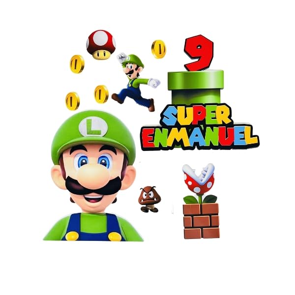 Miniatura 4 de Cake topper. Custom cake topper. Personalized Cake topper. Any Age & Name. Birthday Deco. Adorno para cake personalizados. Edad y nombre