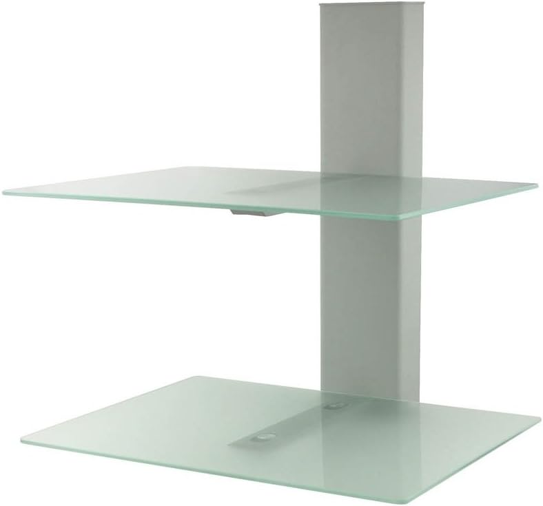 VLS-WS2S Duel AV Component Wall Shelf (Silver)