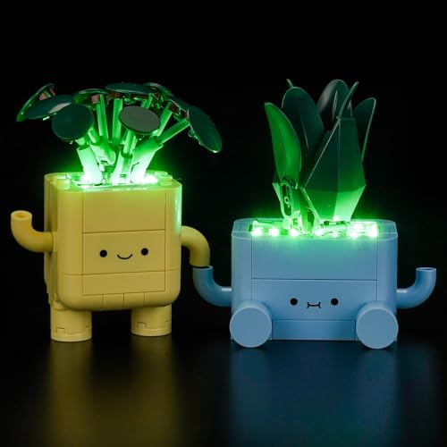 Image of Upgraded Led Light Kit Compatible with Lego Botanical Collection Happy Plants Building Set, Lights Decoration Compatible with Lego 10349 (Model Not Included)