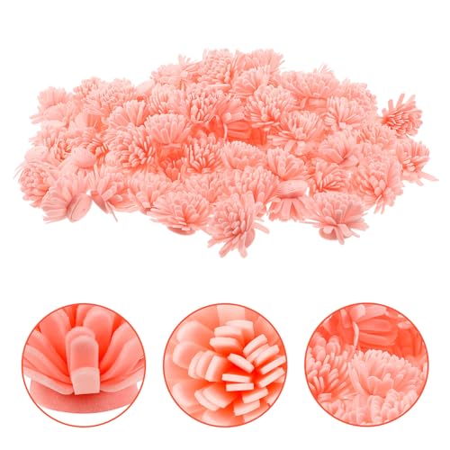 Set 100 piezas difusor flor artificial 5cm con varillas rattan miniatura 3